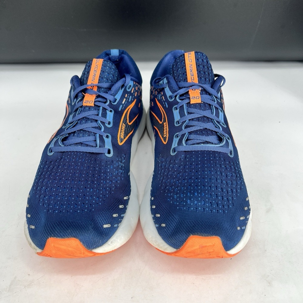 Brooks Glycerin GTS 20 Men's Shoes 14 D Navy Athletic Running Shoes 1103831D444